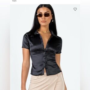 Princess Polly Bessie Black Top